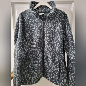 Columbia Black and Gray Checkered Jacket